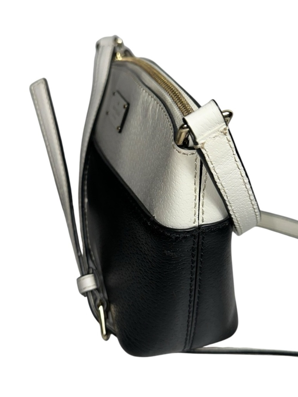 Kate Spade Grove Street Millie WKRU4194 Dark Blue White Leather Crossbody Bag - Picture 4 of 7